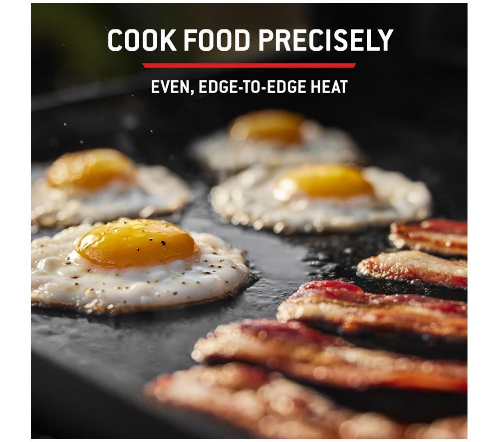 WEBER Slate 43 cm Premium Portable Gas Griddle BBQ - Black image number 3 of 5