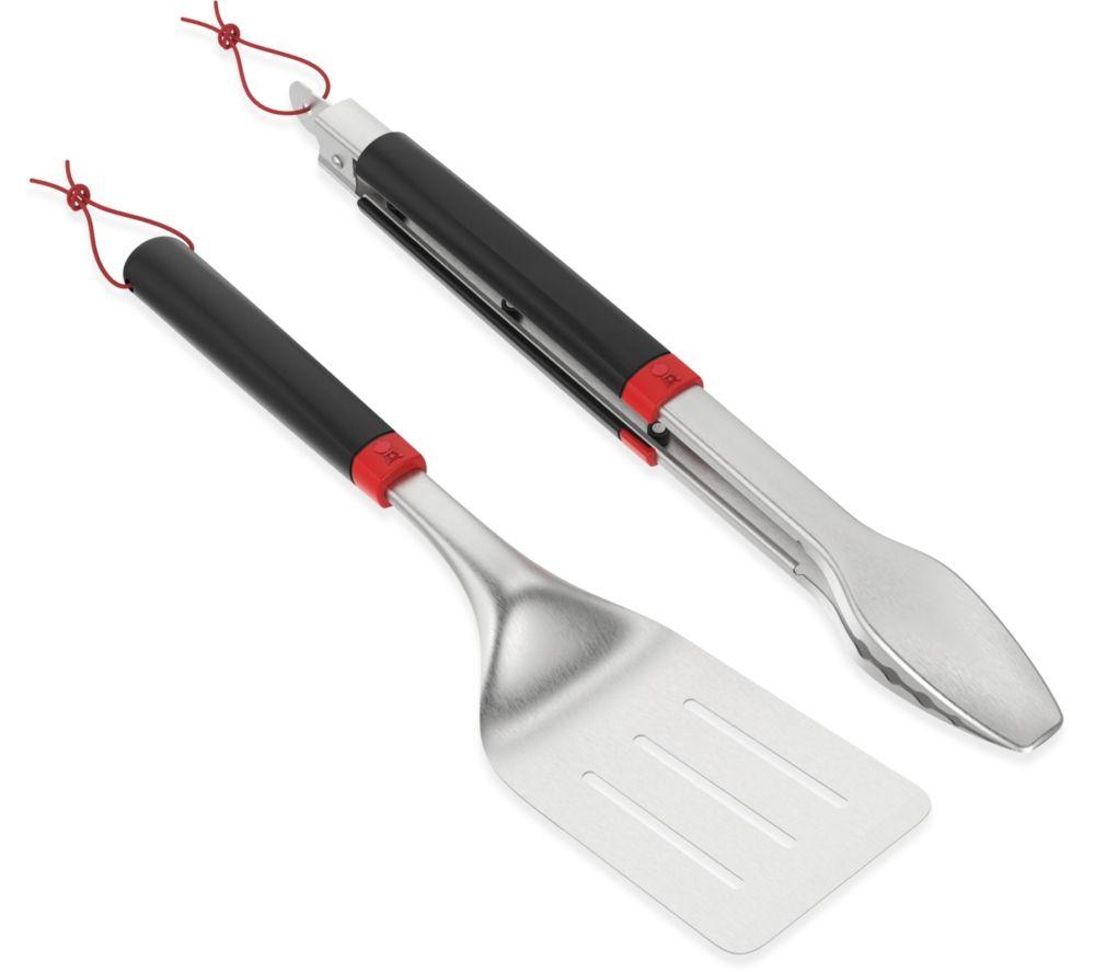 WEBER Spatula & Tongs Set - Black & Silver image number 2 of 5