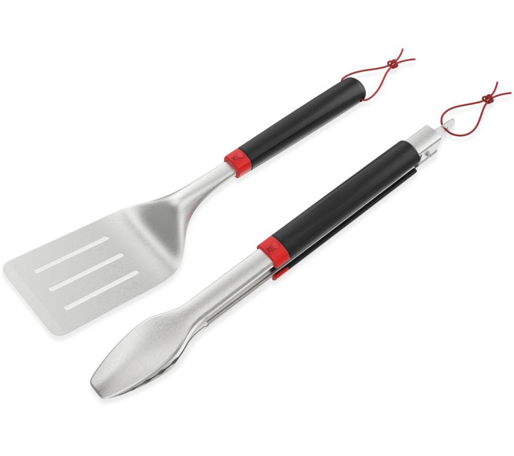 WEBER Spatula & Tongs Set - Black & Silver image number 3 of 5