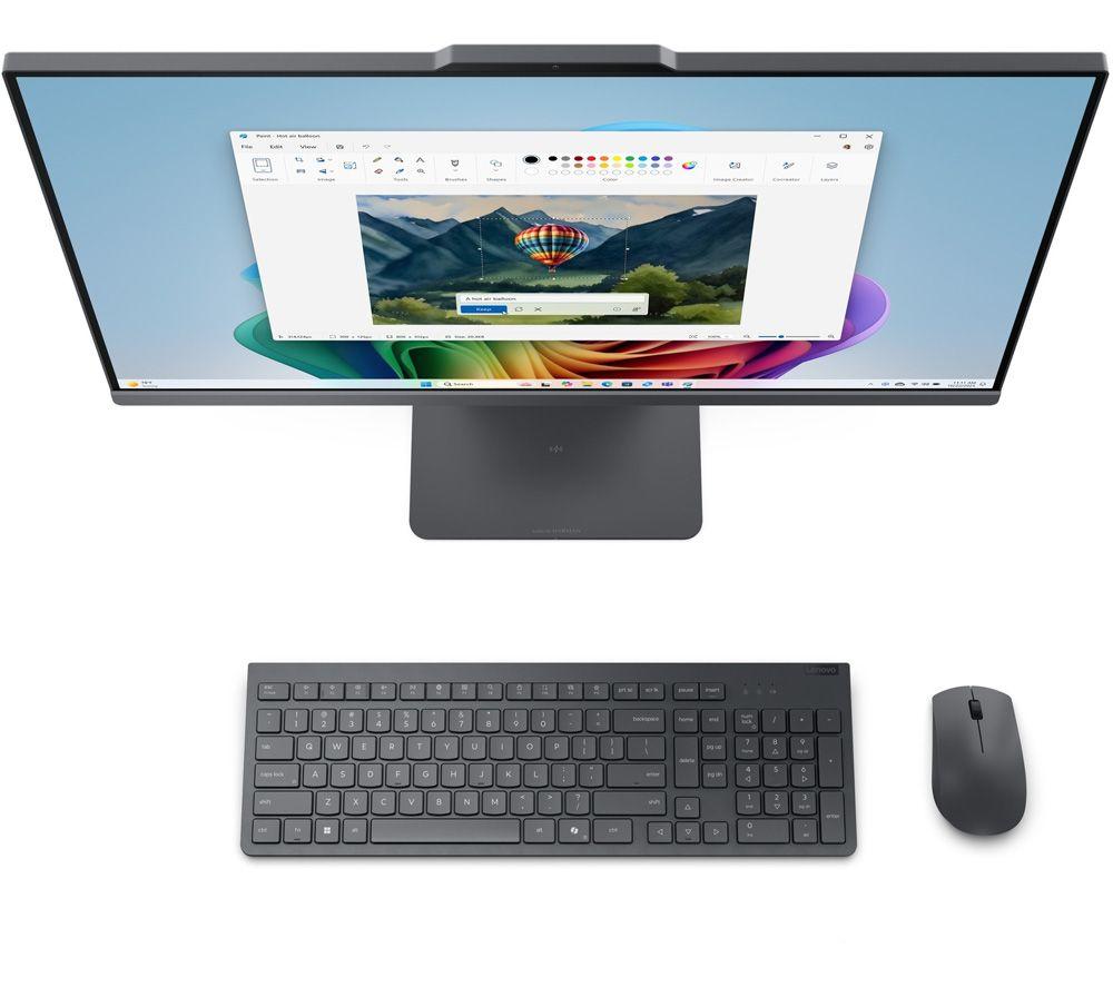 LENOVO IdeaCentre AIO 27&rdquo; All‑in‑One PC &ndash; AMD Ryzen 5, 1 TB SSD, Luna Grey image number 2 of 6