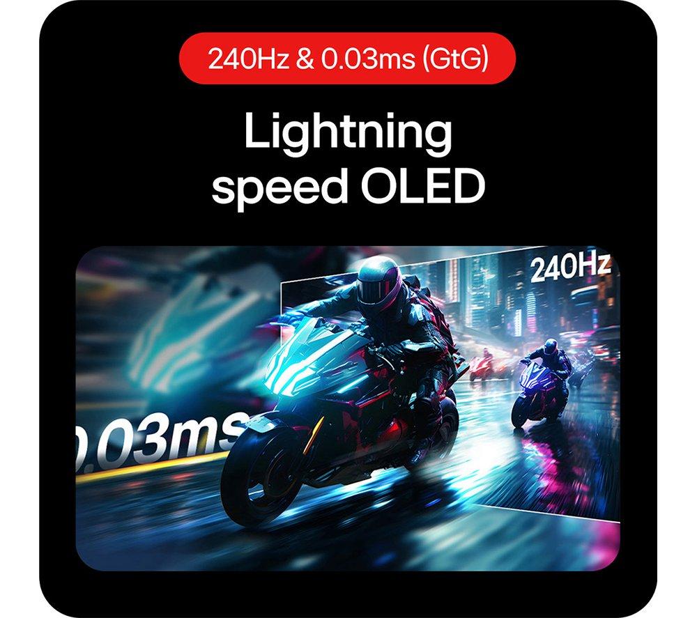 LG UltraGear GX7 27GX704A-B.AEK Quad HD 27" WOLED Gaming Monitor - Black image number 3 of 16