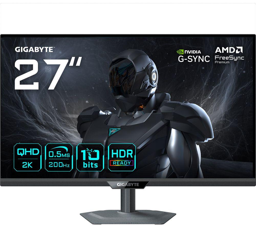 GIGABYTE G27Q20 Quad HD 27inch IPS LCD Gaming Monitor - Black