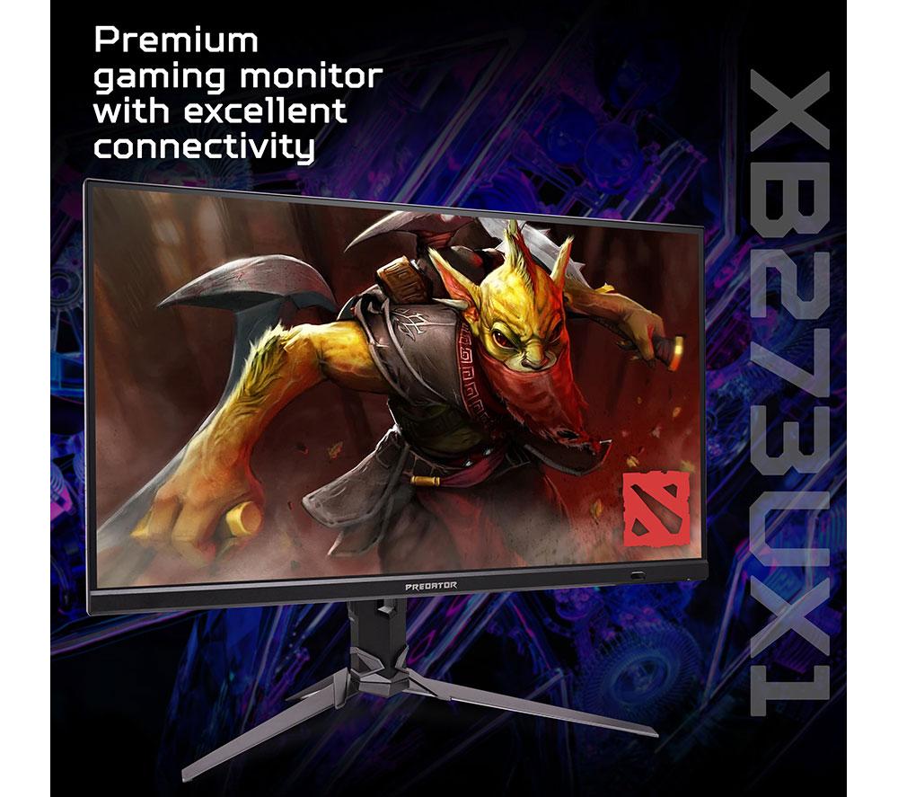 ACER Predator XB273UX1 Quad HD 27" IPS Gaming Monitor image number 2 of 3