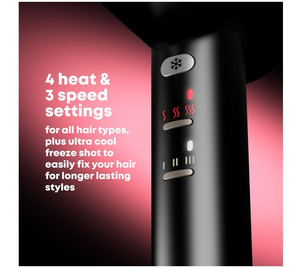 REVAMP Tri-Care Infrared Ionic Hair Dryer - Black image number 7 of 9