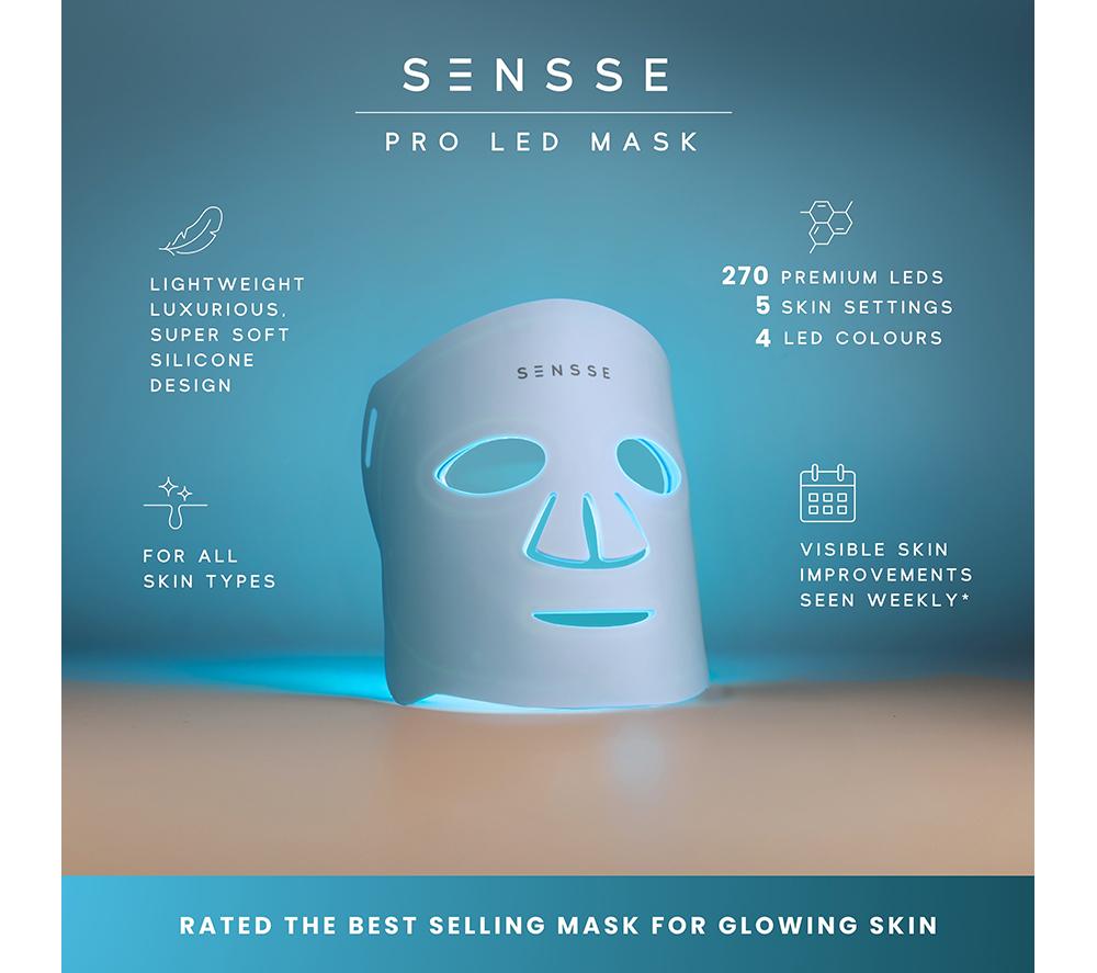 SENSSE SNSE15B Pro LED Face Mask - Blue image number 5 of 14
