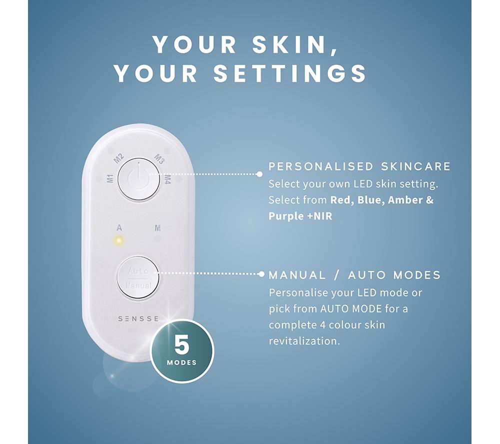 SENSSE SNSE15B Pro LED Face Mask - Blue image number 10 of 14