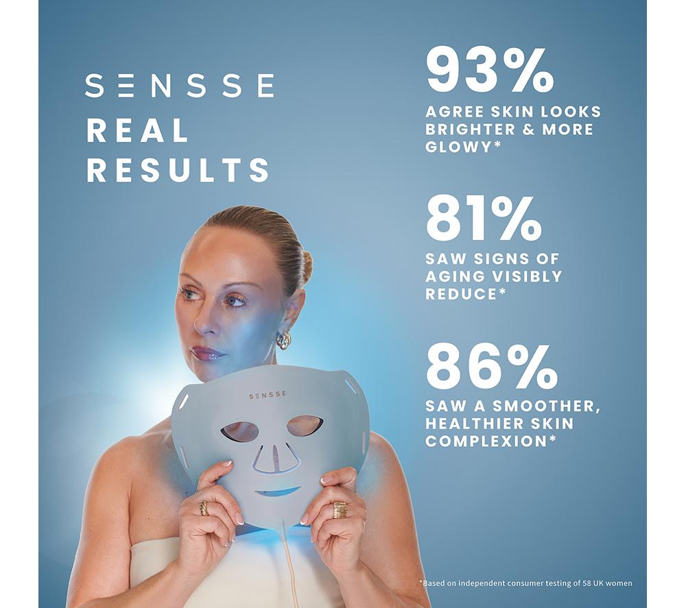 SENSSE SNSE15B Pro LED Face Mask - Blue image number 12 of 14