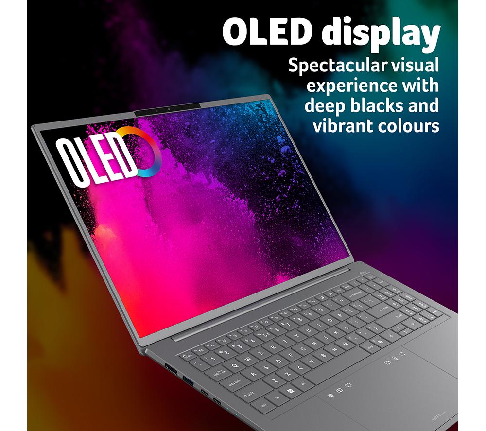 ACER Swift Go 16 AI 16" Laptop, Copilot+ PC - Intel&reg; Core&trade; Ultra 9, 1 TB SSD, Grey image number 7 of 10