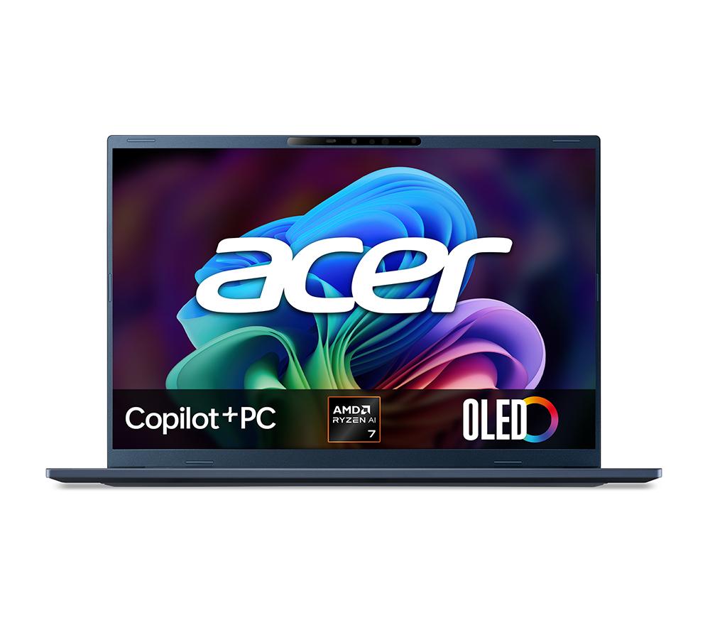 ACER Swift Go 16 OLED 16inch Laptop, Copilot PC - AMD Ryzenâ„¢ AI 7, 1 TB SSD, Blue