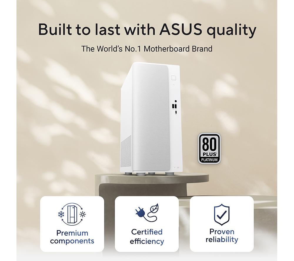 ASUS V500 Mini Tower Desktop PC - Inte Core&trade; 5, 1 TB SSD, Black image number 10 of 10