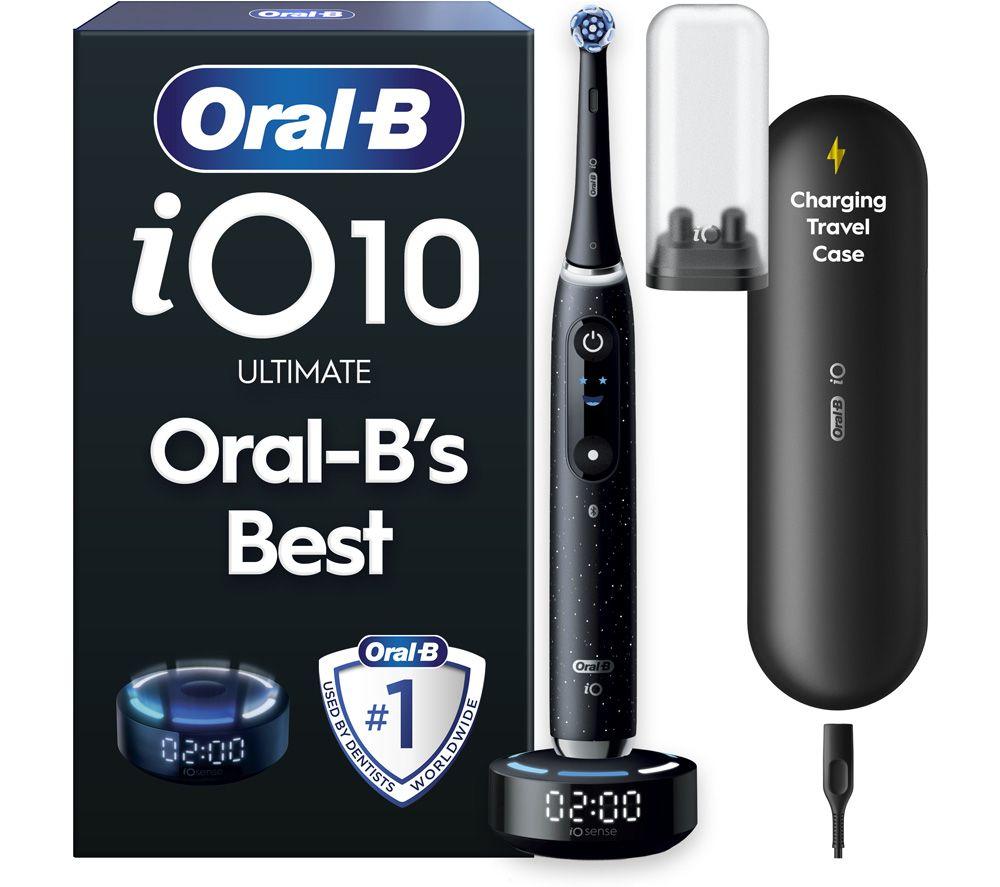 ORAL-B iO 10 Electric Toothbrush & Travel Charging Case - Black