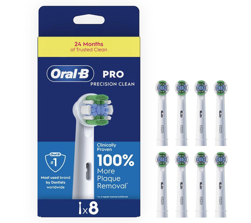 ORAL-B Pro Precision Clean Replacement Toothbrush Head   Pack of 8