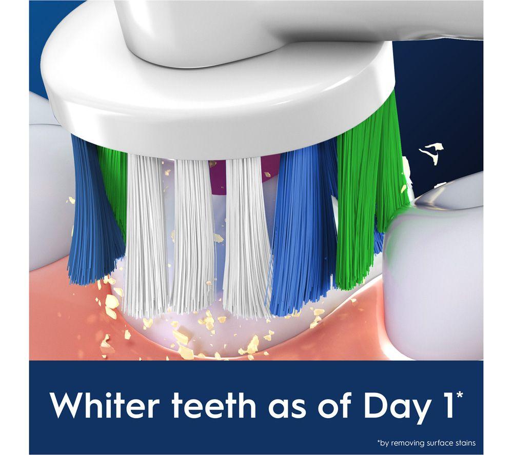 ORAL-B Pro 3D White Replacement Toothbrush Head &ndash; Pack of 8 image number 2 of 4