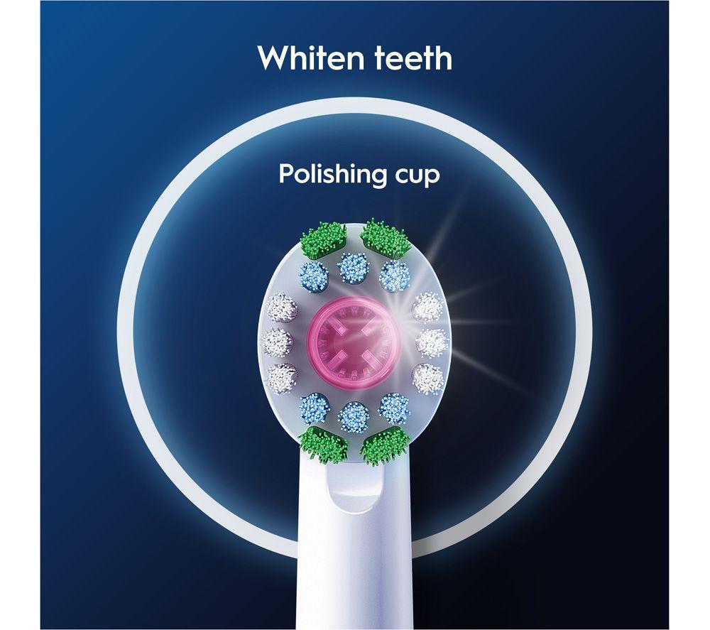 ORAL-B Pro 3D White Replacement Toothbrush Head &ndash; Pack of 8 image number 3 of 4