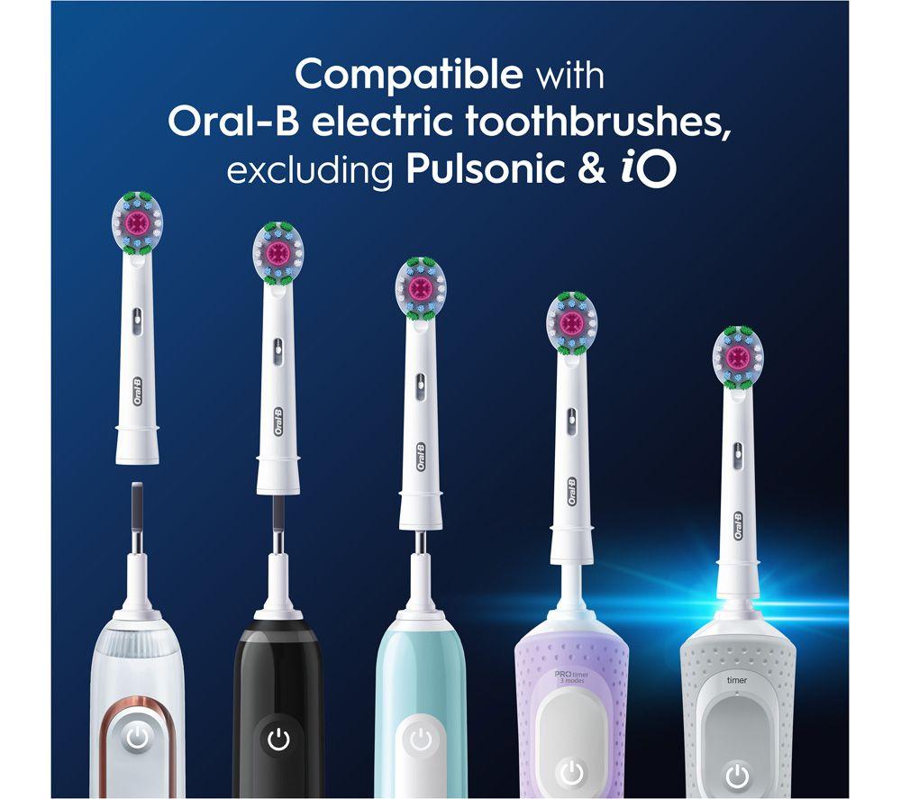 ORAL-B Pro 3D White Replacement Toothbrush Head &ndash; Pack of 8 image number 4 of 4