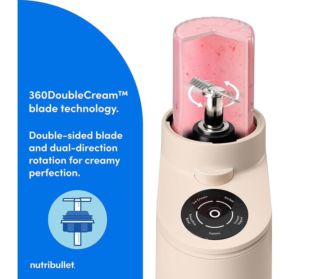 NUTRIBULLET Chill Ice Cream Maker - Latte Beige image number 4 of 25