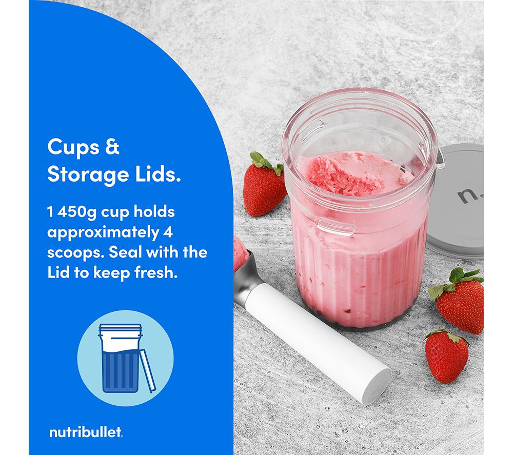 NUTRIBULLET Chill Ice Cream Maker - Latte Beige image number 5 of 25