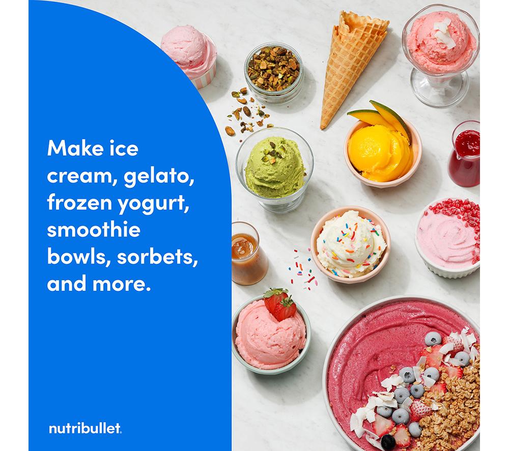 NUTRIBULLET Chill Ice Cream Maker - Latte Beige image number 7 of 25