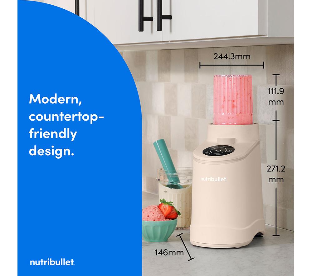 NUTRIBULLET Chill Ice Cream Maker - Latte Beige image number 8 of 25