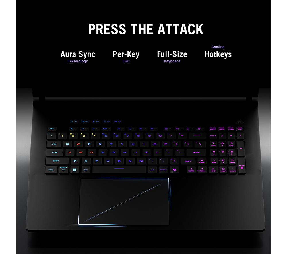 ASUS ROG Strix SCAR 18 18" Gaming Laptop - Intel&reg; Core&trade; Ultra 9, RTX 5080, 1 TB SSD image number 8 of 24