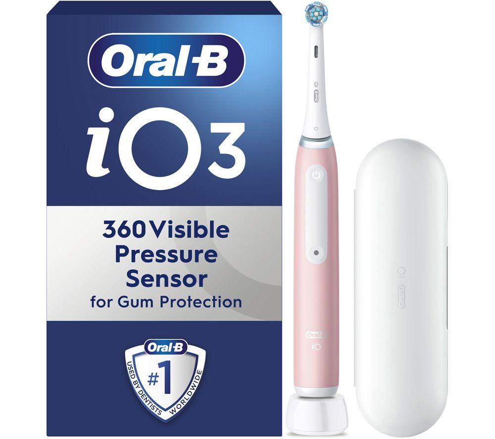 ORAL-B iO3 Electric Toothbrush & Travel Case - Pink