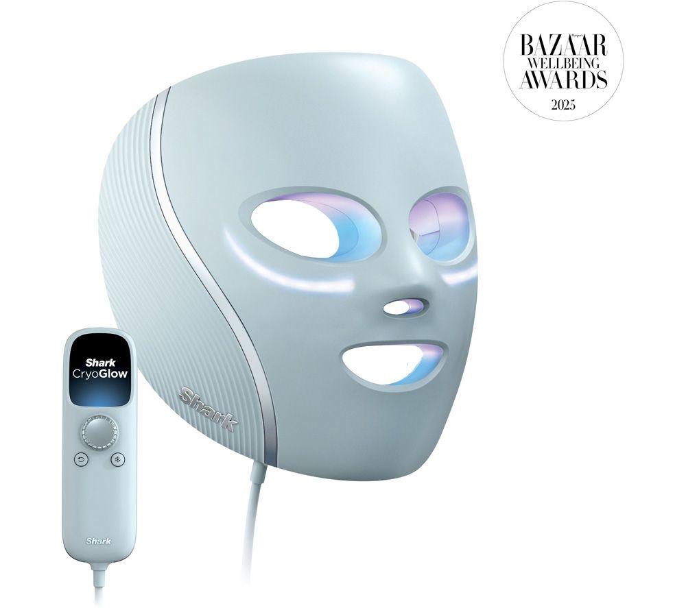 SHARK FW312IE CryoGlow Under-Eye Cooling LED Anti-Ageing & Blemish Repair Mask &ndash; Blue Frost image number 2 of 2
