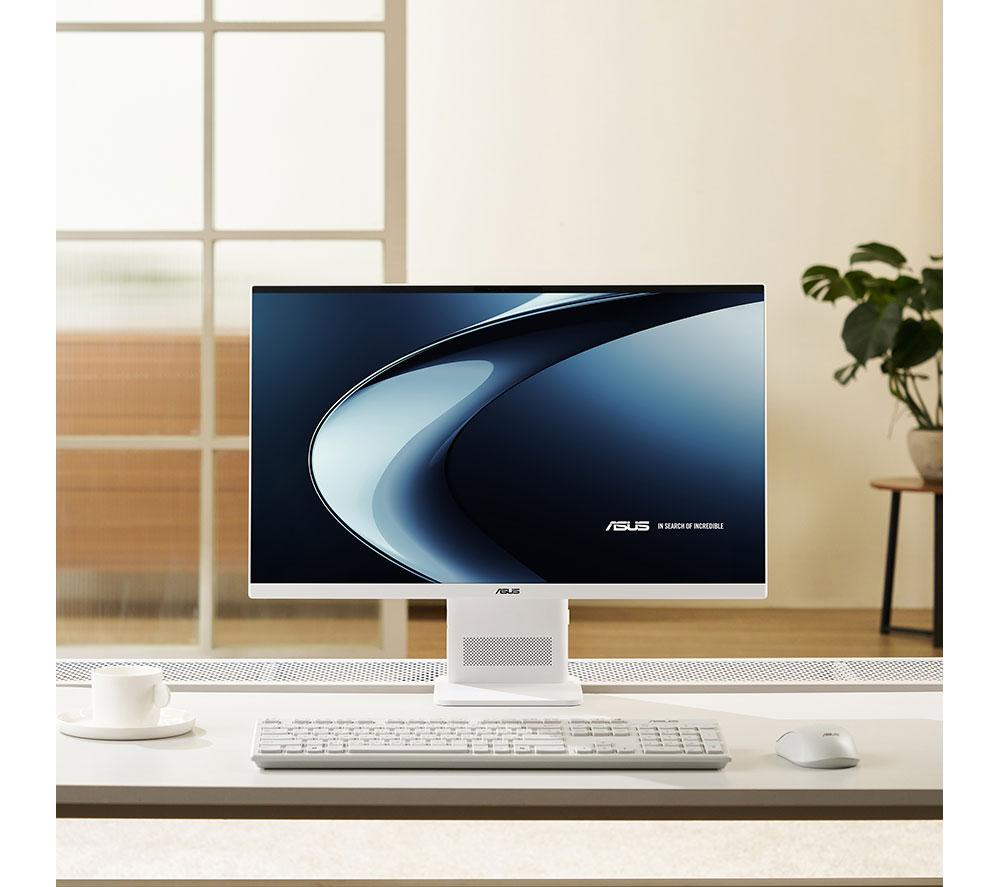 ASUS VM441QA 23.8" All-in-One PC - Snapdragon X, 512 GB SSD, White image number 6 of 11