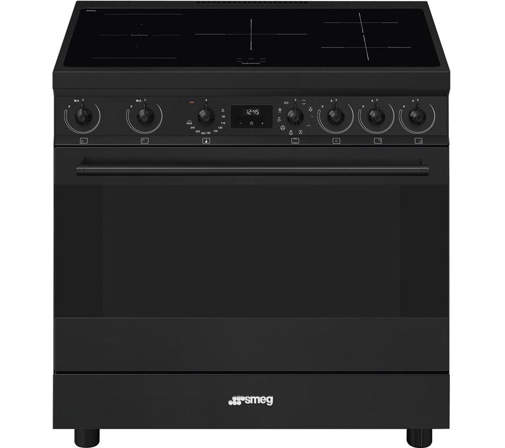 SMEG C9IMN2 90 cm Electric Induction Range Cooker - Black