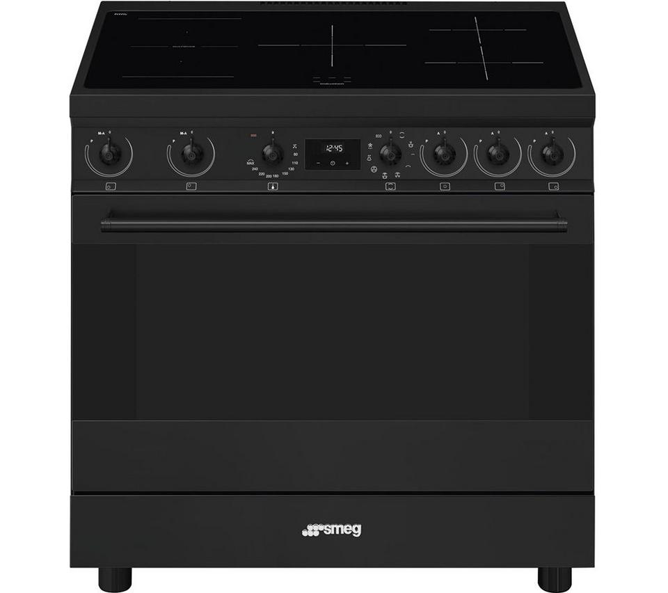 SMEG C9IMN2 90 cm Electric Induction Range Cooker - Black