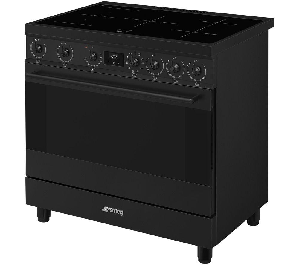 SMEG C9IMN2 90 cm Electric Induction Range Cooker - Black image number 3 of 5