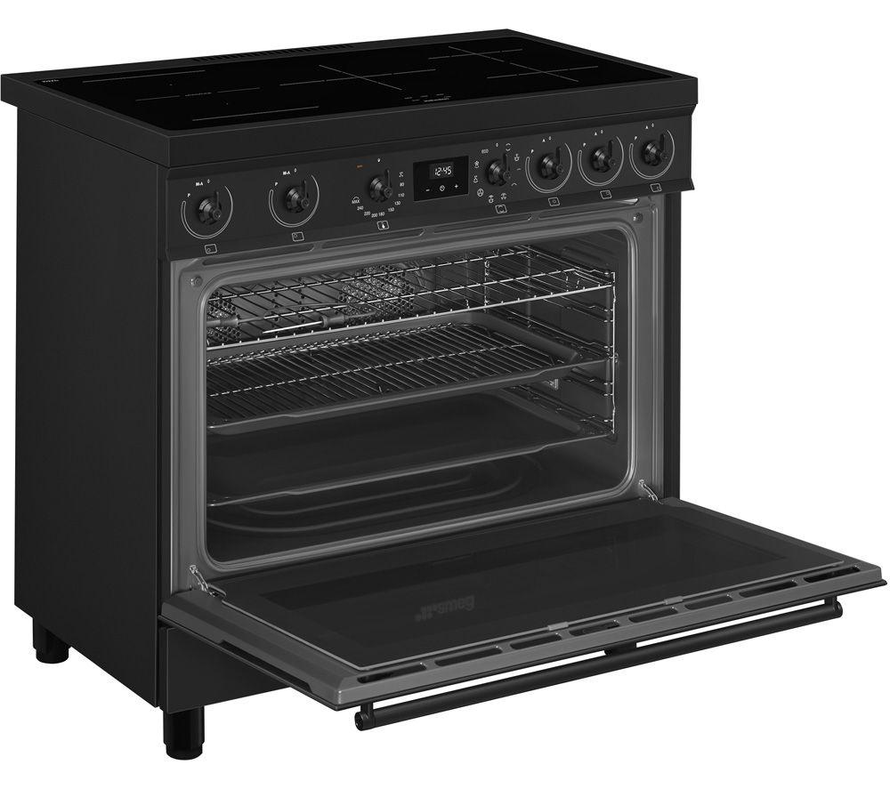 SMEG C9IMN2 90 cm Electric Induction Range Cooker - Black image number 4 of 5