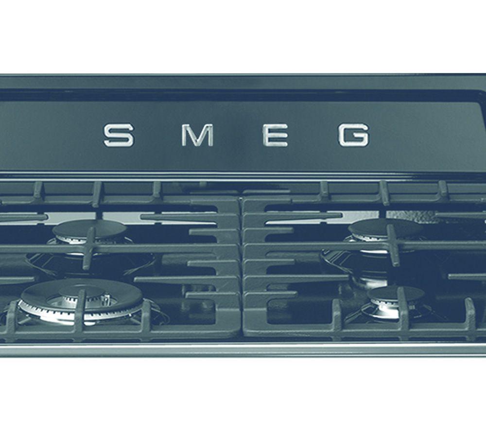 SMEG Victoria TR62BL 60 cm Wide Double Oven Dual Fuel Cooker - Black image number 5 of 5