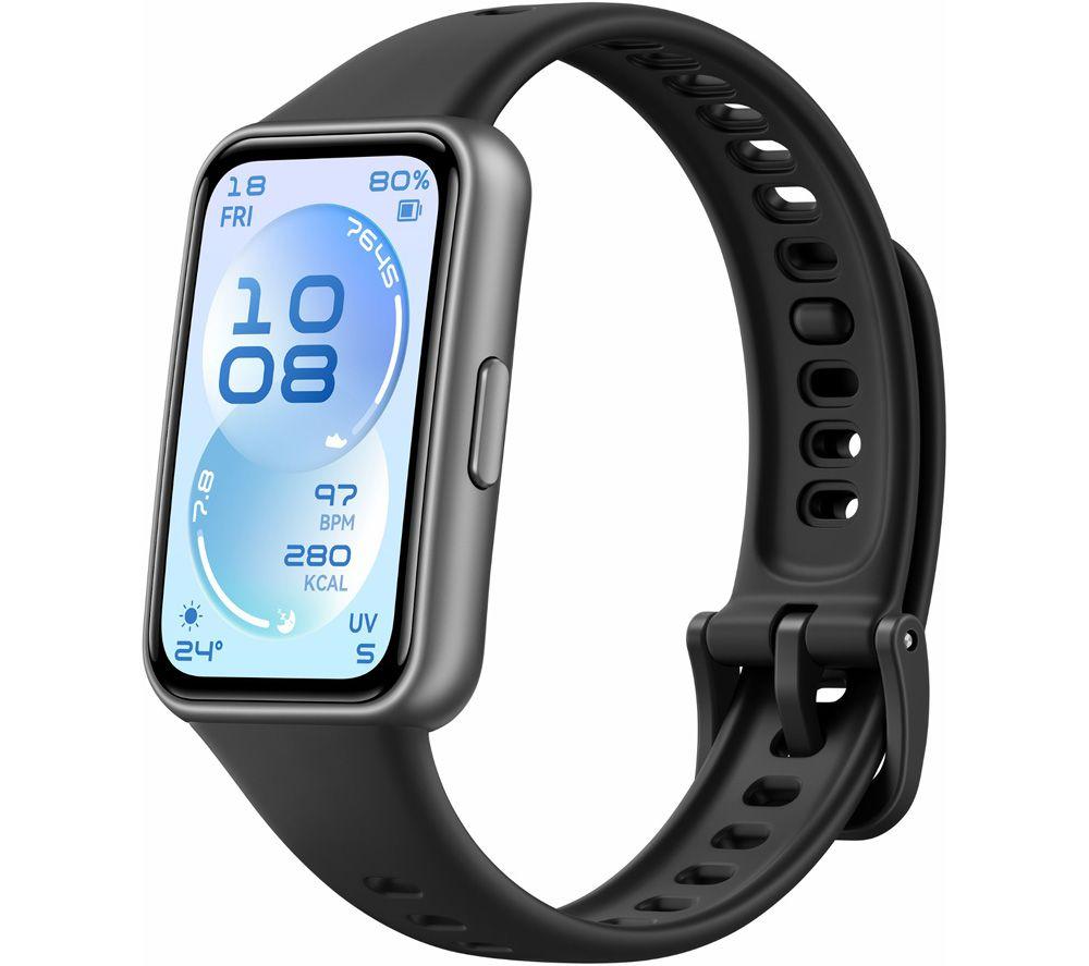 HUAWEI Band 11 Fitness Tracker - Black Fluoroelastomer Strap