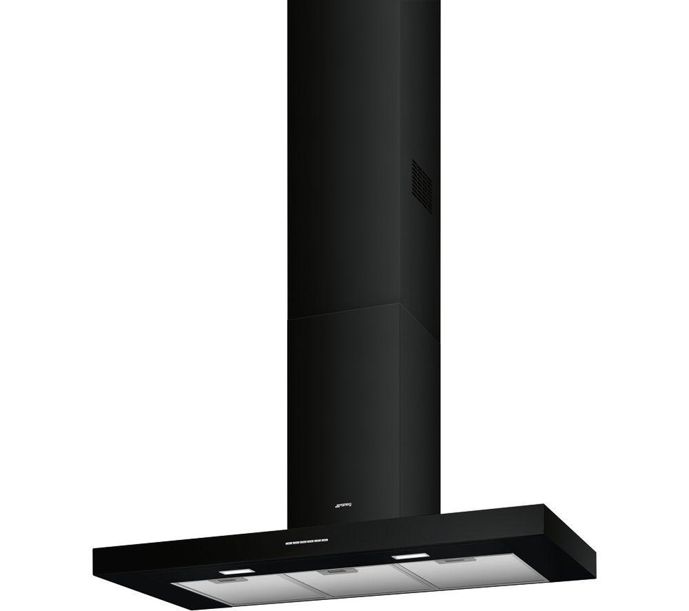 SMEG KBT100BL Chimney Cooker Hood - Black image number 3 of 3