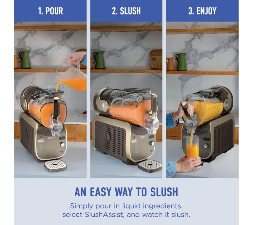 NINJA SLUSHi MAX FS605UKBR Frozen Drink Maker - Mocha image number 2 of 10