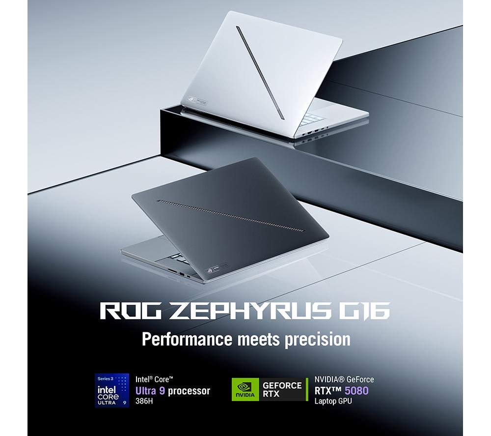 ASUS ROG Zephyrus G16 16" Gaming Laptop - Intel Core Ultra 9, RTX 5080, 2 TB SSD image number 9 of 28