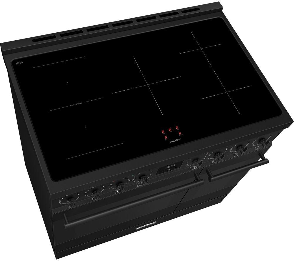SMEG C92IPN2 90 cm Electric Induction Pyrolytic Range Cooker - Black image number 6 of 6