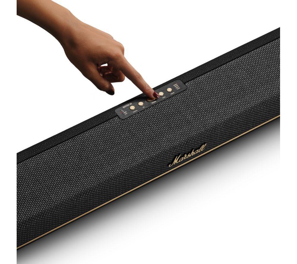 MARSHALL Heston 200 Wireless Subwoofer & 60 5.1 All-in-One Sound Bar Bundle - Black image number 9 of 11