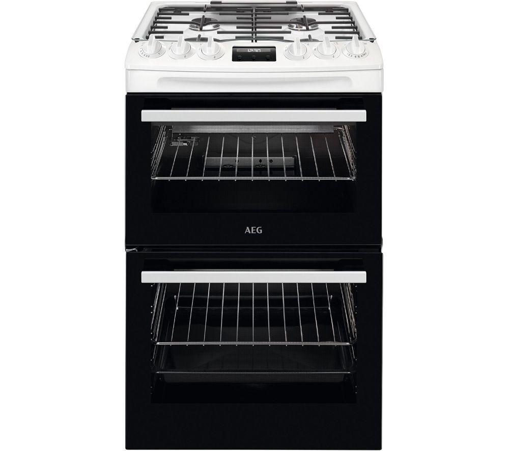 Aeg CGX1130ACW 55 cm Gas Cooker – White, White