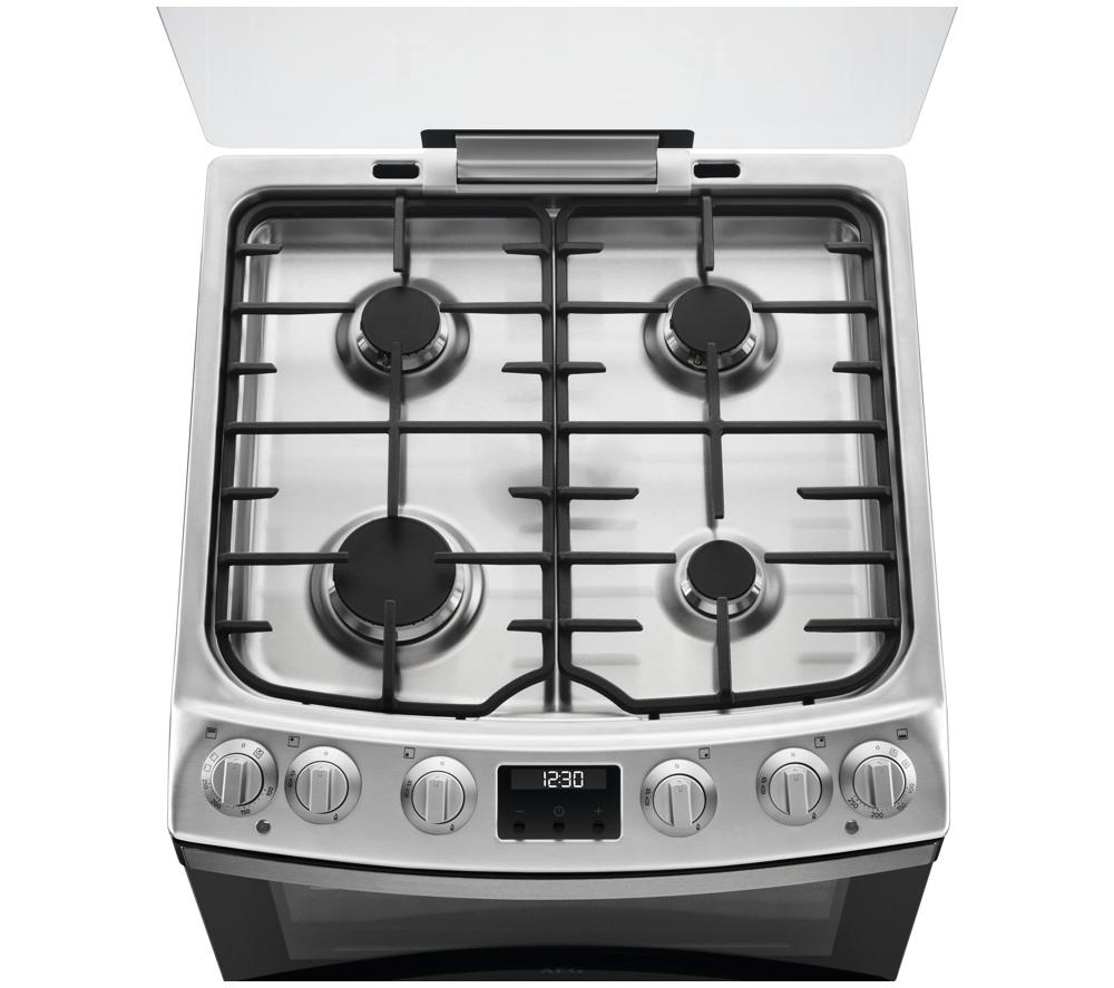 AEG 5000 SurroundCook CKB6541ACM 60 cm Dual Fuel Cooker - Stainless Steel image number 2 of 6