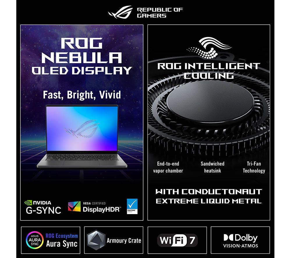 ASUS ROG Zephyrus Duo 16" 2 in 1 Laptop - Intel&reg; Core&trade; Ultra 9, 2 TB SSD, Stellar Grey image number 10 of 12