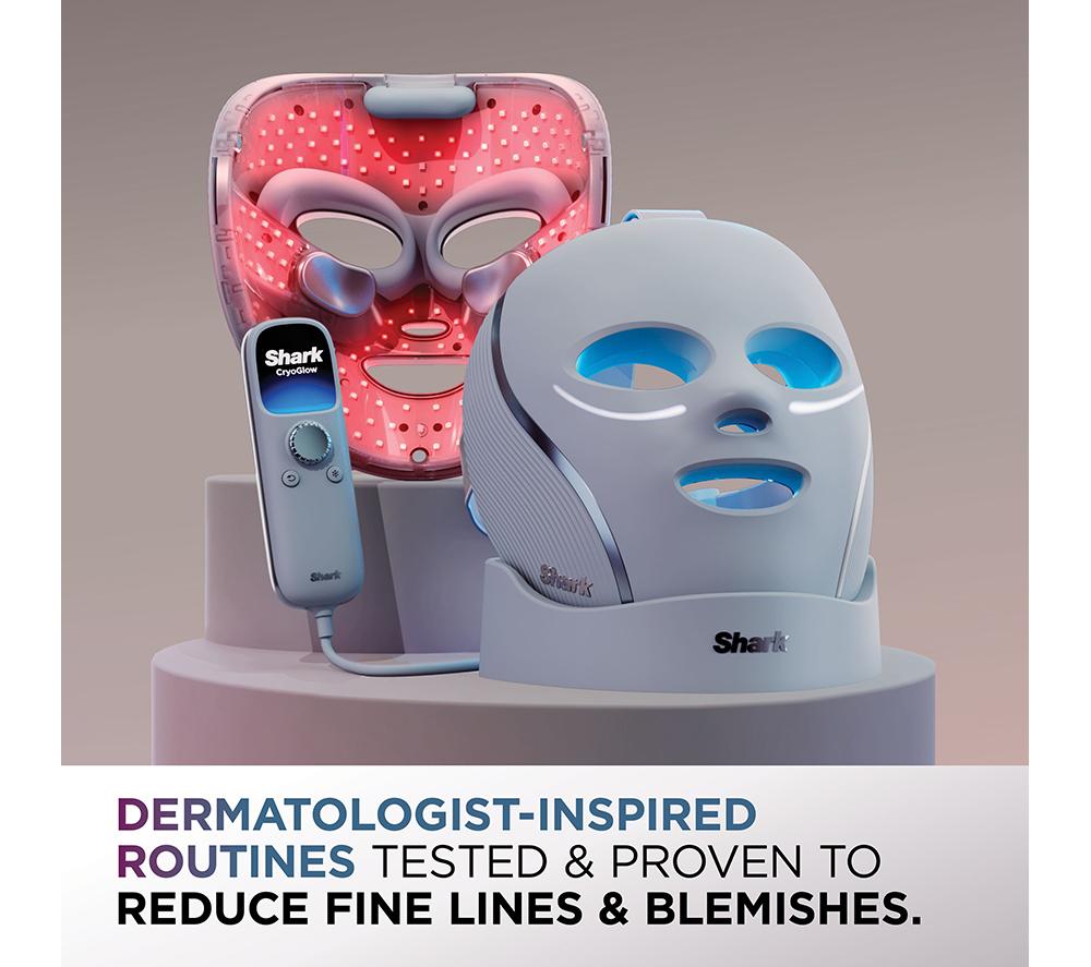 SHARK FW312IEPL CryoGlow Under-Eye Cooling LED Anti-Ageing & Blemish Repair Mask &ndash; Lilac Chill image number 3 of 12