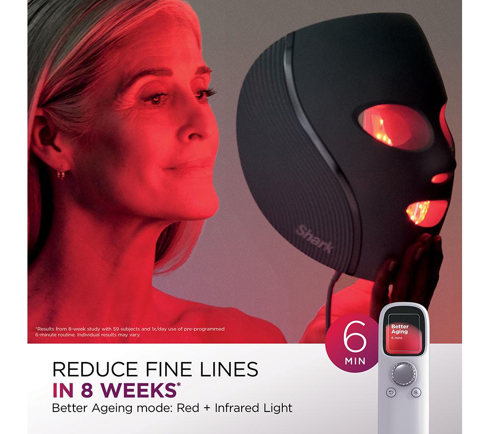 SHARK FW312IEPL CryoGlow Under-Eye Cooling LED Anti-Ageing & Blemish Repair Mask &ndash; Lilac Chill image number 4 of 12