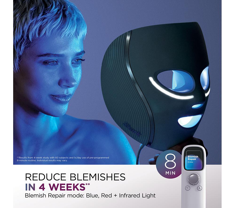 SHARK FW312IEPL CryoGlow Under-Eye Cooling LED Anti-Ageing & Blemish Repair Mask &ndash; Lilac Chill image number 6 of 12