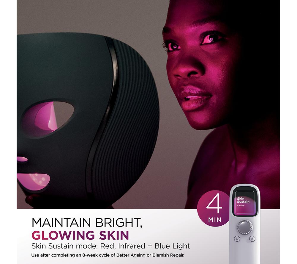 SHARK FW312IEPL CryoGlow Under-Eye Cooling LED Anti-Ageing & Blemish Repair Mask &ndash; Lilac Chill image number 8 of 12