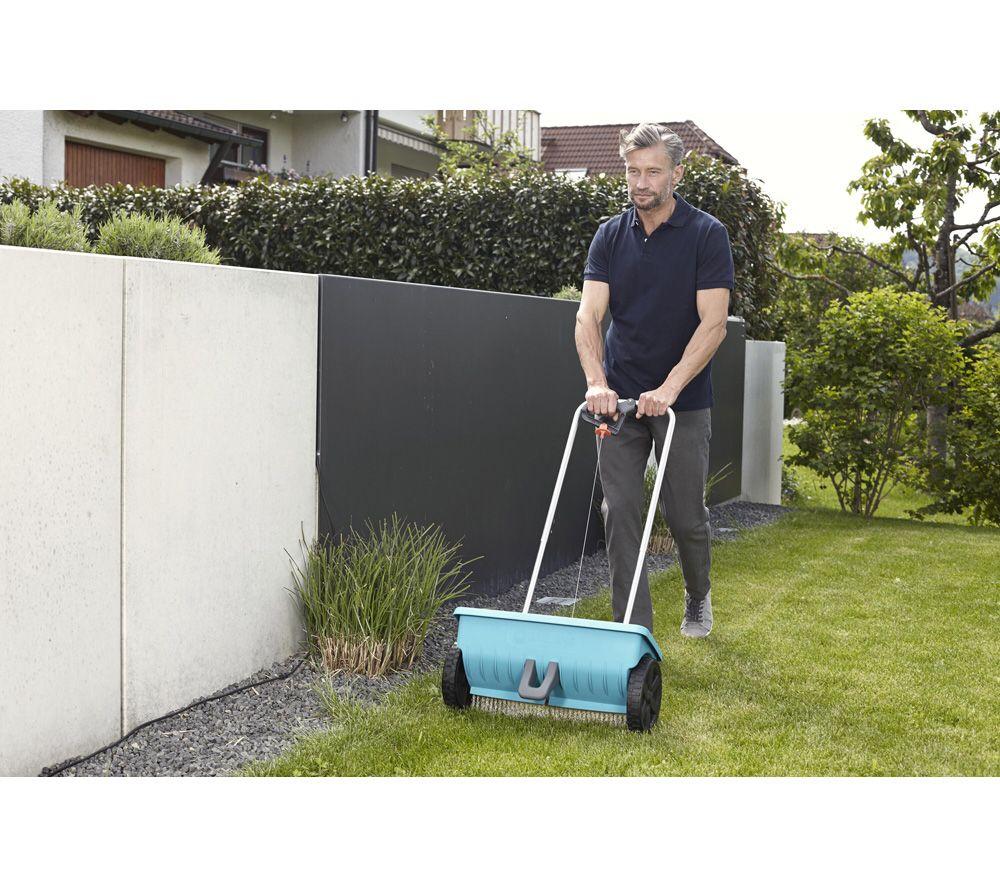 GARDENA 432-88 Lawnspreader L - Turquoise image number 2 of 7