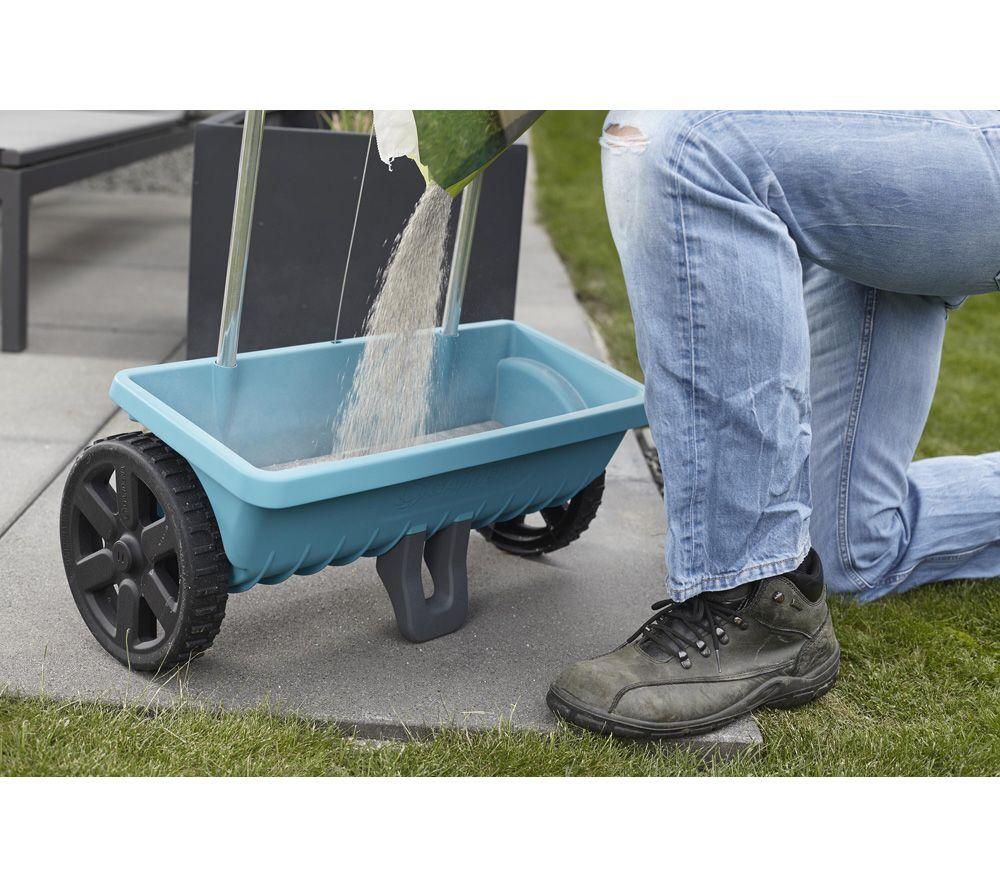 GARDENA 432-88 Lawnspreader L - Turquoise image number 3 of 7