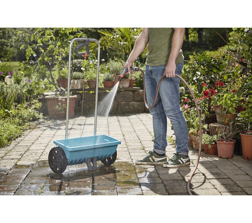 GARDENA 432-88 Lawnspreader L - Turquoise image number 7 of 7