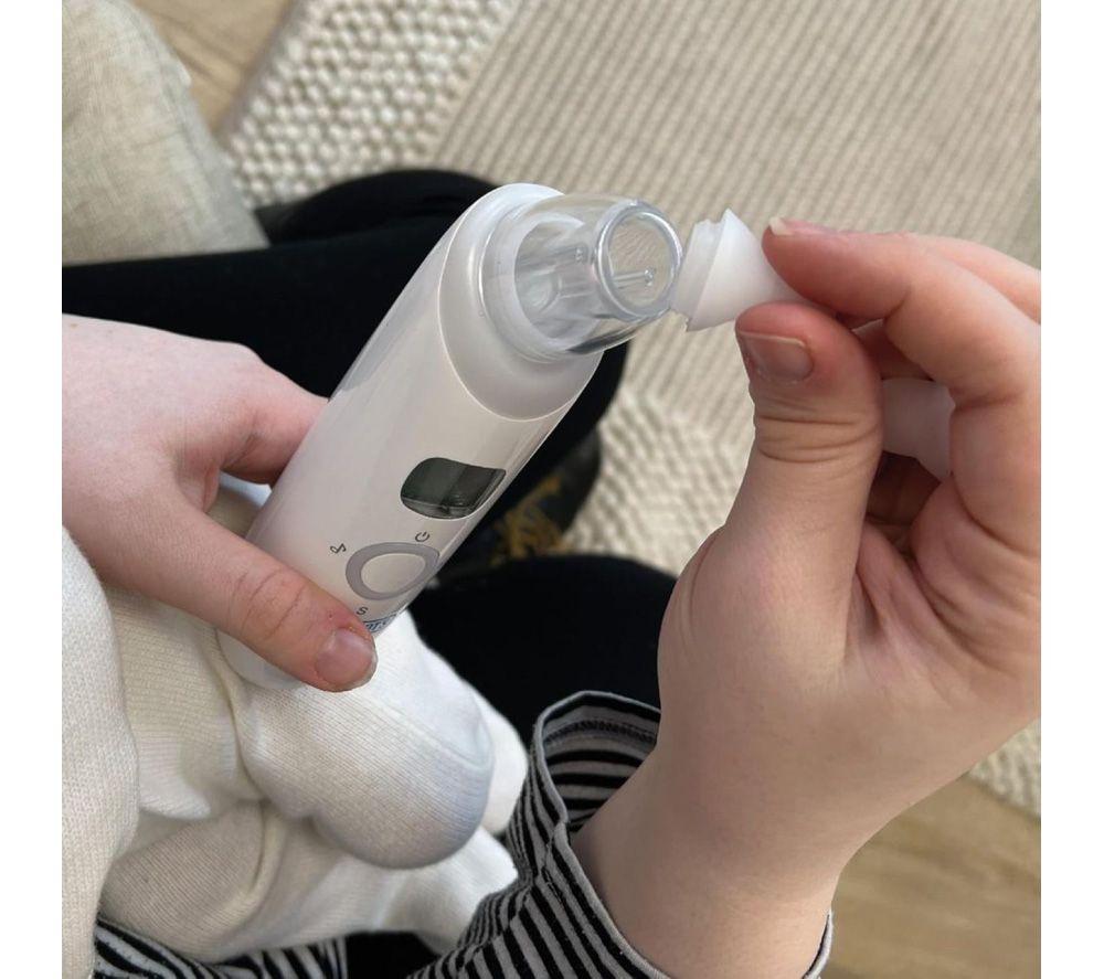 NUBY NB15013 Electric Nasal Aspirator - White image number 3 of 4