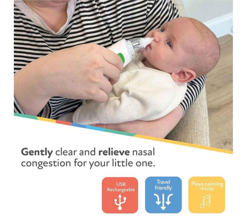NUBY NB15013 Electric Nasal Aspirator - White image number 4 of 4